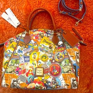 Disney Dooney & Bourke LE Donald Duck 90th Birthday satchel
